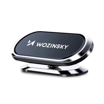 Wozinsky Self-Adhesive Magnetic Car Mount 360 for Dashboard Silver (WMH-06)