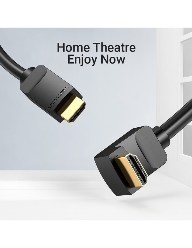 Vention HDMI Cable Right Angle 90 Degrees 1.5m AARBG Vention HDMI Cable Right Angle 90 Degrees 1.5m AARBG