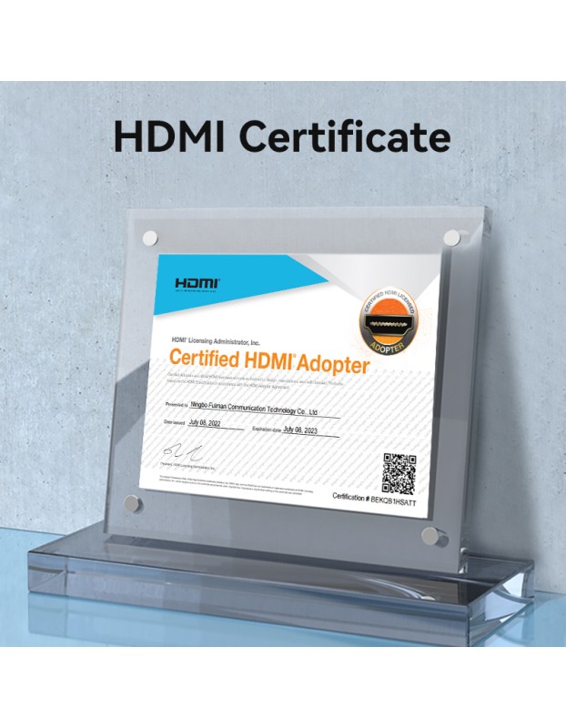 Vention HDMI Cable 2.0 M-F Extension 1.5m AHCBG