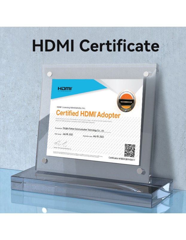 Vention HDMI Coupler Female-Female v2.1 8K Metal AIUH0 Vention HDMI Coupler Female-Female v2.1 8K Metal AIUH0