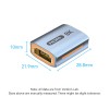 Vention HDMI Coupler Female-Female v2.1 8K Metal AIUH0 Vention HDMI Coupler Female-Female v2.1 8K Metal AIUH0
