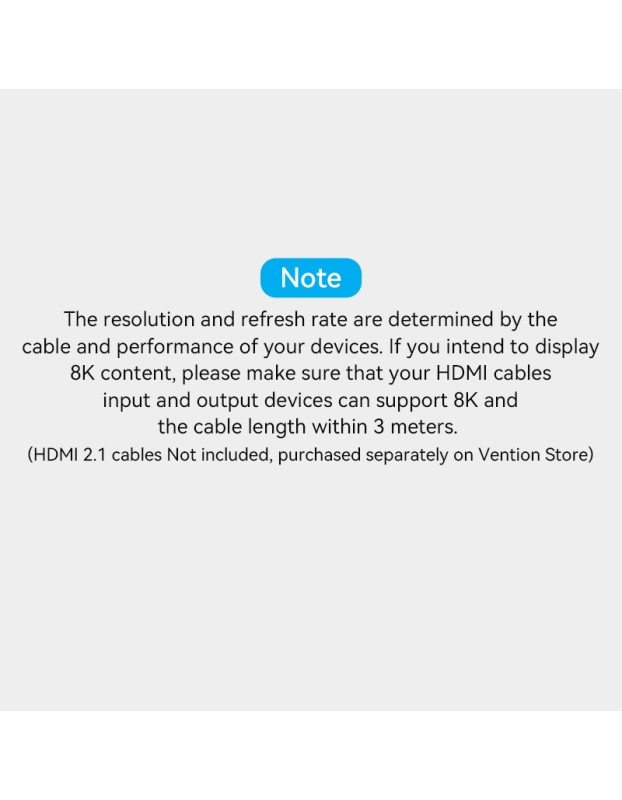 Vention HDMI Coupler Female-Female v2.1 8K Metal AIUH0 Vention HDMI Coupler Female-Female v2.1 8K Metal AIUH0