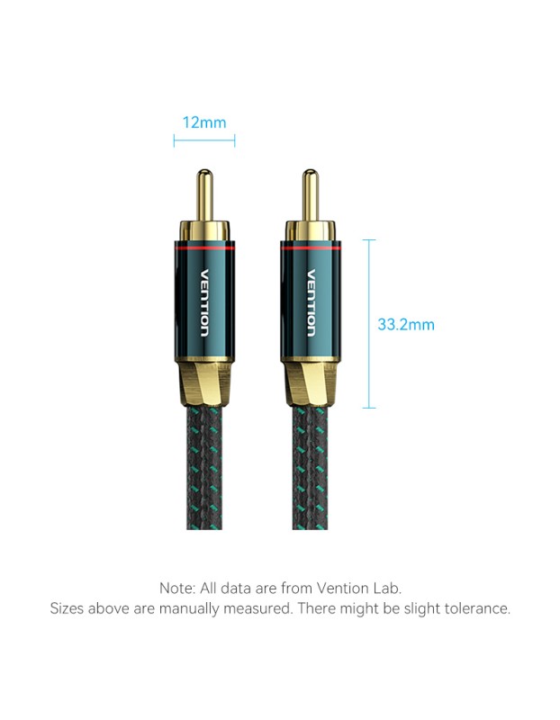 Vention AUDIO Digital Coaxial RCA Cable 3.0m BCTGI