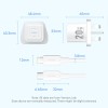 Vention Charger Wall GaN 20W 1xUSBC UK+Lightning Cable White FEPW0