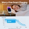 Vention Charger Wall GaN 20W 1xUSBC UK+Lightning Cable White FEPW0