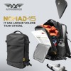 Armaggeddon NOMAD-15 Carbon Splashproof Gaming Bag with Lock & USB-C for up to 16'' Laptops Armaggeddon NOMAD-15 Carbon Splashproof Gaming Bag with Lock & USB-C for up to 16'' Laptops
