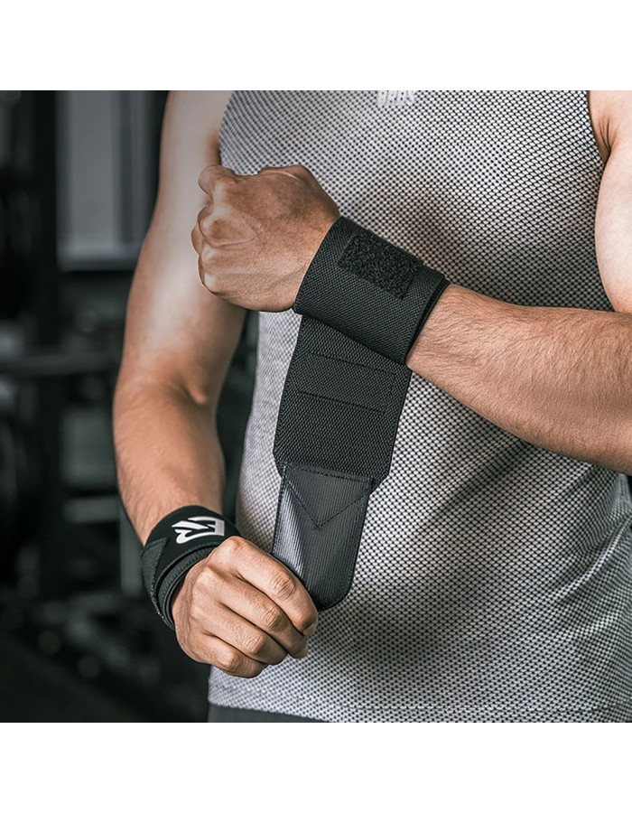 Rockbros 0431001 sports wristband - black (2 pcs.) Rockbros 0431001 sports wristband - black (2 pcs.)