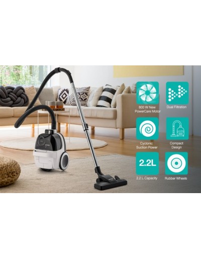 Gorenje Cleaning Vacuum Bagless 800W 2.2L VCE01G2AW Gorenje Cleaning Vacuum Bagless 800W 2.2L VCE01G2AW