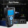 Noyafa Multi-Function Cable Tester with PoE, Ping, TDR Length Measurement, Port Flashing & NCV for RJ45, RJ11, BNC, CAT7 NF-8601S
