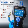 Noyafa Multi-Function Cable Tester with PoE, Ping, TDR Length Measurement, Port Flashing & NCV for RJ45, RJ11, BNC, CAT7 NF-8601S Noyafa Multi-Function Cable Tester with PoE, Ping, TDR Length Measurement, Port Flashing & NCV for RJ45, RJ11, BNC, CAT7 NF-8601S