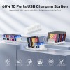 Unitek Charge Station 60W 10-Port 10x2.4A Y-2190D Unitek Charge Station 60W 10-Port 10x2.4A Y-2190D