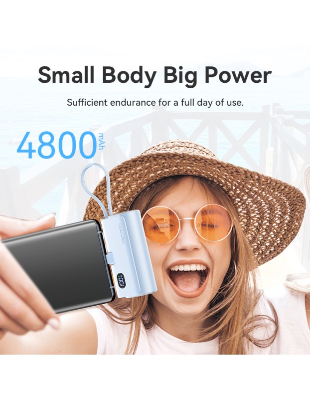 Vention Powerbank 4800mAh 22.5W Foldable USB-C Black FHQB0 Vention Powerbank 4800mAh 22.5W Foldable USB-C Black FHQB0