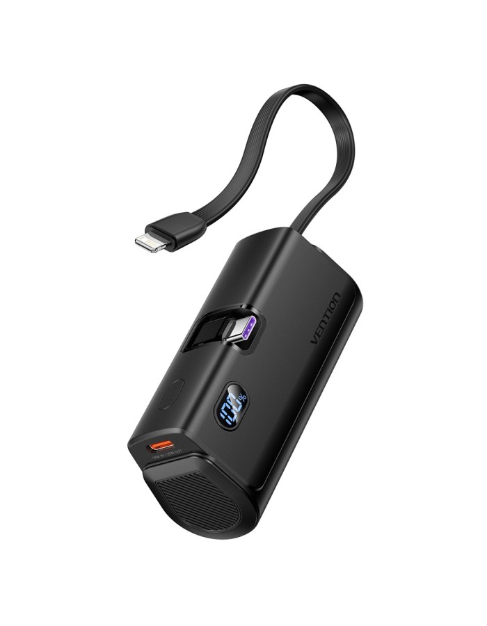 Vention Powerbank 4800mAh 22.5W Foldable USB-C Black FHQB0 Vention Powerbank 4800mAh 22.5W Foldable USB-C Black FHQB0