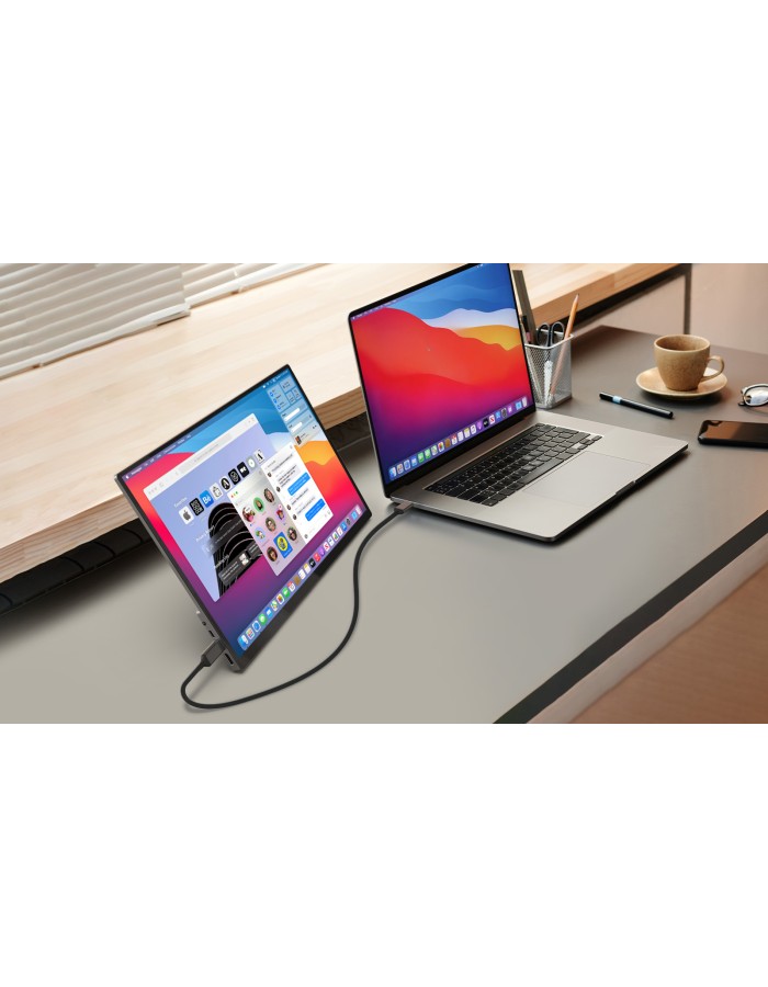 MINIX Monitor Portable Touch 16" Full-HD 100% sRGB USB-C/HDMI, PD, Foldable Stand SF16T MINIX Monitor Portable Touch 16" Full-HD 100% sRGB USB-C/HDMI, PD, Foldable Stand SF16T