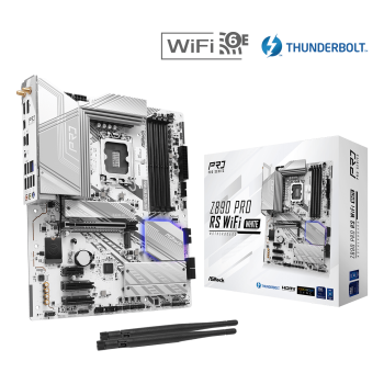 MB ASRock Z890 Pro RS WIFI White Motherboard MB ASRock Z890 Pro RS WIFI White Motherboard