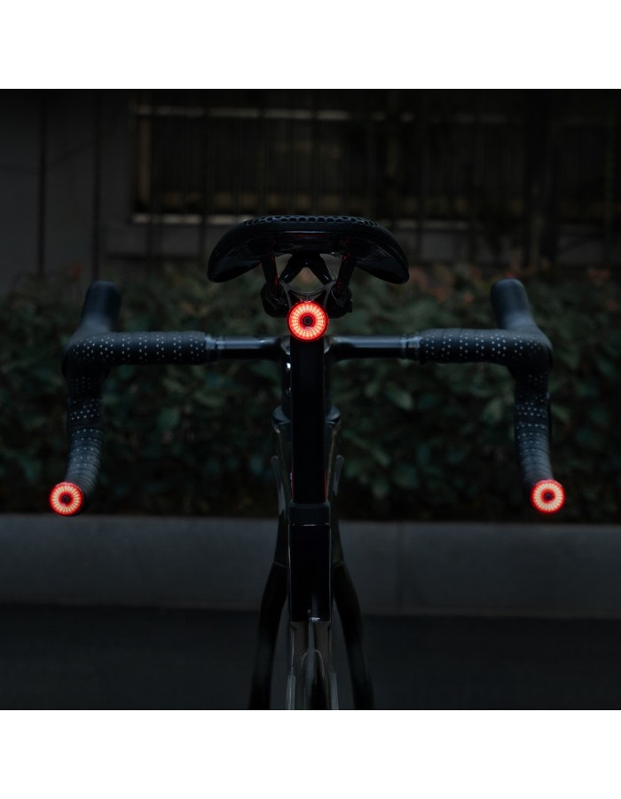 Wozinsky WIS-02 Waterproof Smart Tail Light 1pc - Black
