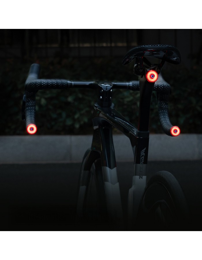 Wozinsky WIS-02 Waterproof Smart Tail Light 1pc - Black
