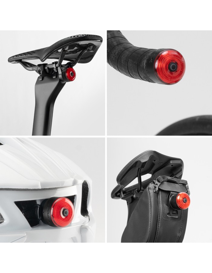 Wozinsky WIS-02 Waterproof Smart Tail Light 1pc - Black