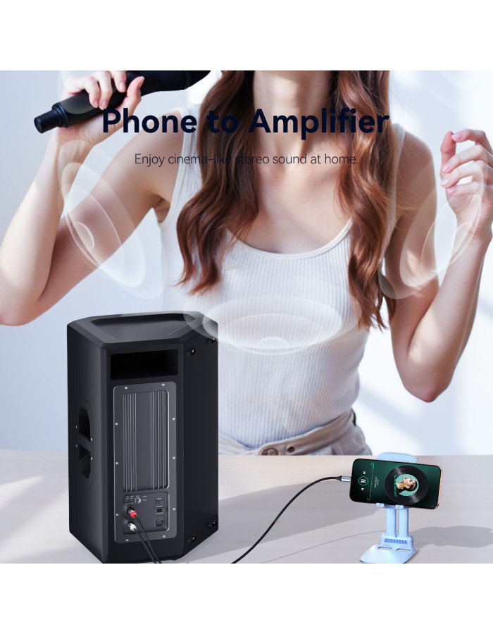 Vention AUDIO CONVERTER USB-C to 2RCA Male Cable 2.0m BIKHH