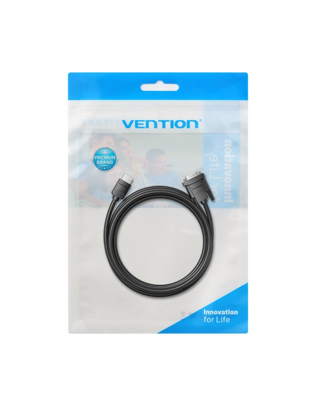 Vention HDMI-A Male to VGA Male Cable 3.0m Black ABMBI