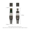 Vention NETWORK Connectors CAT6A FTP Toolless Plug with Boot IDIH0 (1pc) Vention NETWORK Connectors CAT6A FTP Toolless Plug with Boot IDIH0 (1pc)