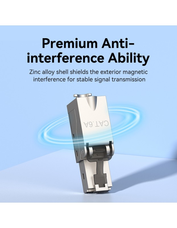Vention NETWORK Connectors CAT6A FTP Toolless Plug with Boot IDIH0 (1pc)