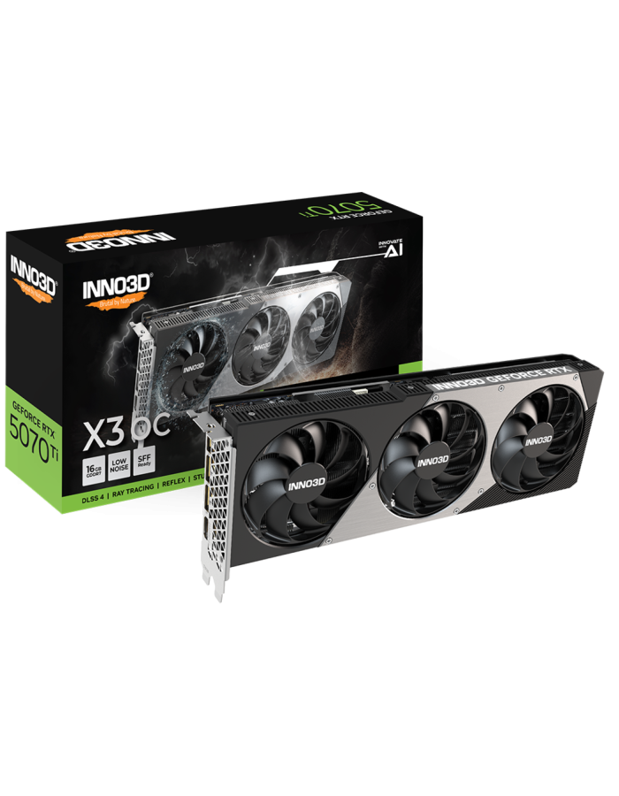 INNO3D GeForce RTX 5070 Ti X3 16GB INNO3D GeForce RTX 5070 Ti X3 16GB