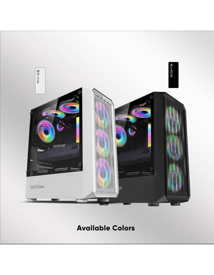 Armaggeddon Gaming Case ATX 4xARGB TRITRON PRO 100 Black