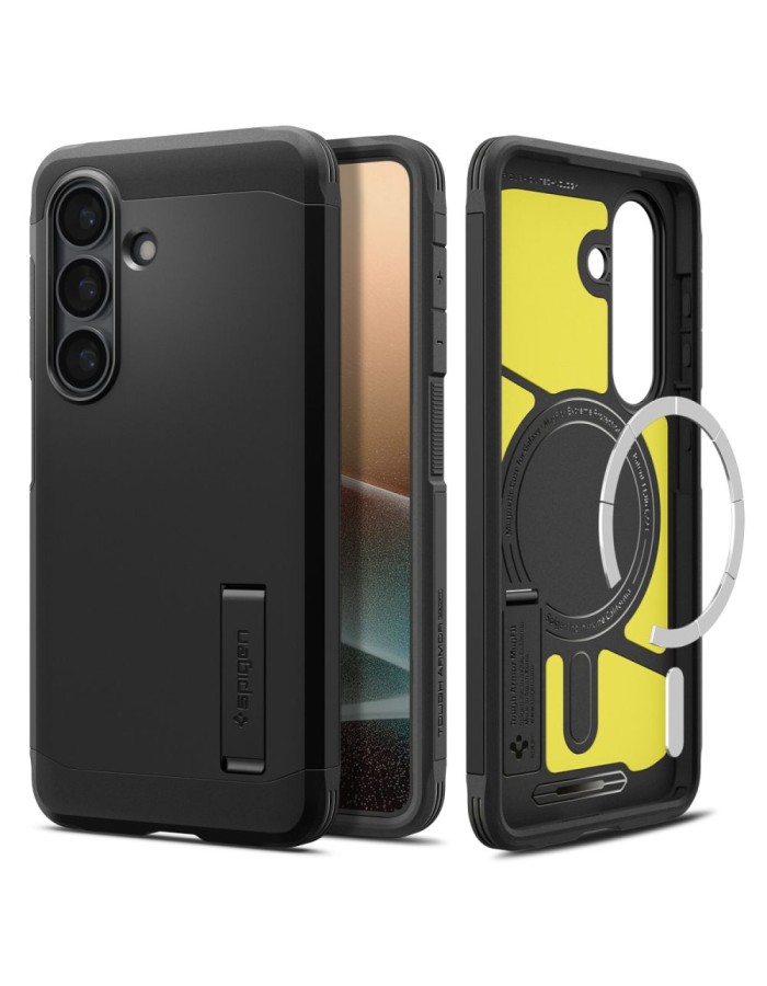 Spigen Tough Armor Mag MagSafe Case for Samsung Galaxy S26 - Black