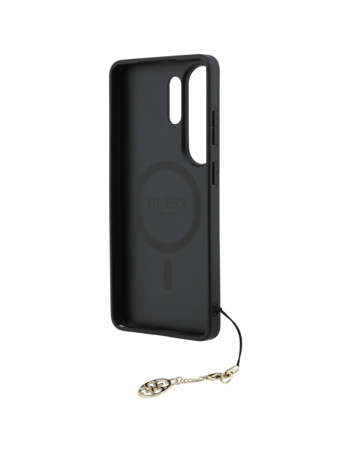 Guess 4G Classic Logo Charm MagSafe case for Samsung Galaxy S26 Ultra - black Guess 4G Classic Logo Charm MagSafe case for Samsung Galaxy S26 Ultra - black