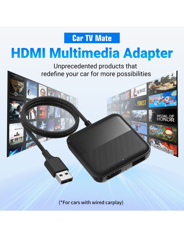 MINIX CAR Wired to Wireless CarPlay/Android Auto/HDMI-IN USB Media Hub CA361 Plus MINIX CAR Wired to Wireless CarPlay/Android Auto/HDMI-IN USB Media Hub CA361 Plus