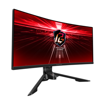 ASRock Phantom PG34WQ15R3A VA Curved Gaming Monitor 34" QHD 2560x1440 165Hz