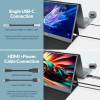 Rii Monitor Portable 15.6" Full-HD with USB-C/HDMI & Case/Stand RS100 Rii Monitor Portable 15.6" Full-HD with USB-C/HDMI & Case/Stand RS100