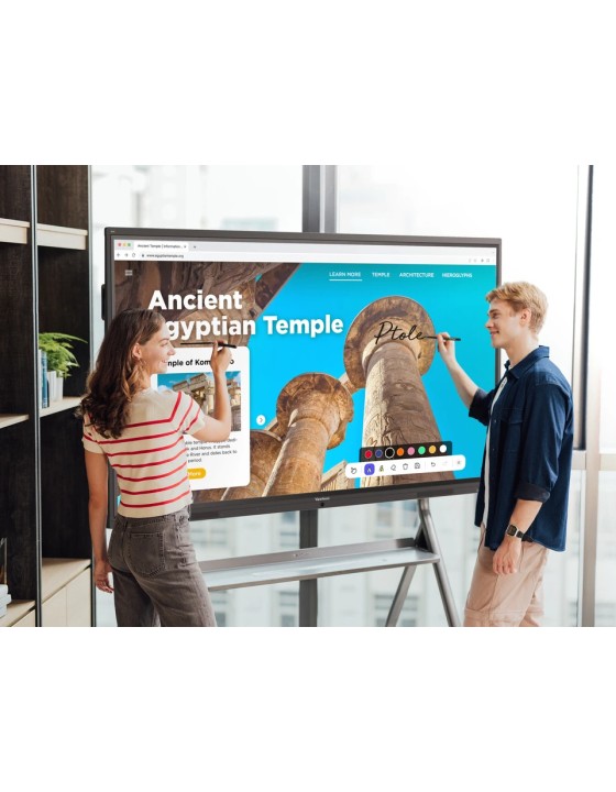 Viewsonic Viewboard Interactive Display Whiteboard 55" 4K Android EDLA 64-Point Touch 2.1 Speakers 8 Mic Array IFP5541-1-1C Viewsonic Viewboard Interactive Display Whiteboard 55" 4K Android EDLA 64-Point Touch 2.1 Speakers 8 Mic Array IFP5541-1-1C