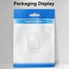 Vention NETWORK Keystone Jack CAT6 UTP 180 degrees White IRHW0