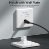Vention NETWORK Keystone Jack CAT6 UTP 180 degrees White IRHW0