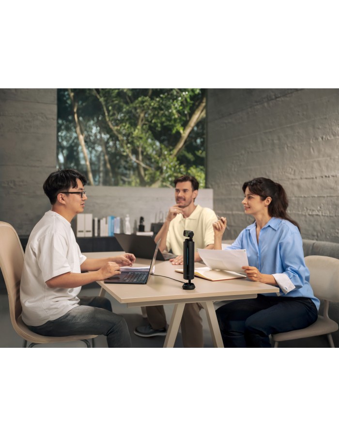 Insta360 Wave Professional Speakerphone with AI Recording Suite AI Noise Reduction 32GB Graphite Black WAVE02 Insta360 Wave Professional Speakerphone with AI Recording Suite AI Noise Reduction 32GB Graphite Black WAVE02