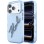Karl Lagerfeld IML Big Signature Resin Metal Frame Case for iPhone 17 Pro / 18 Pro - Blue