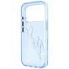 Karl Lagerfeld IML Big Signature Resin Metal Frame Case for iPhone 17 Pro / 18 Pro - Blue