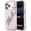 Karl Lagerfeld IML Big Signature Resin Metal Frame Case for iPhone 17 Pro / 18 Pro - Pink
