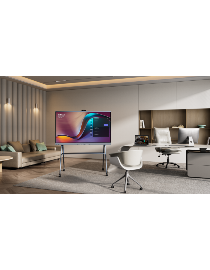 Yealink MeetingBoard Pro 86" 4K Interactive Display with AI Triple-Eye Camera 50MP & AI Enhanced Audio MB86Pro-A02