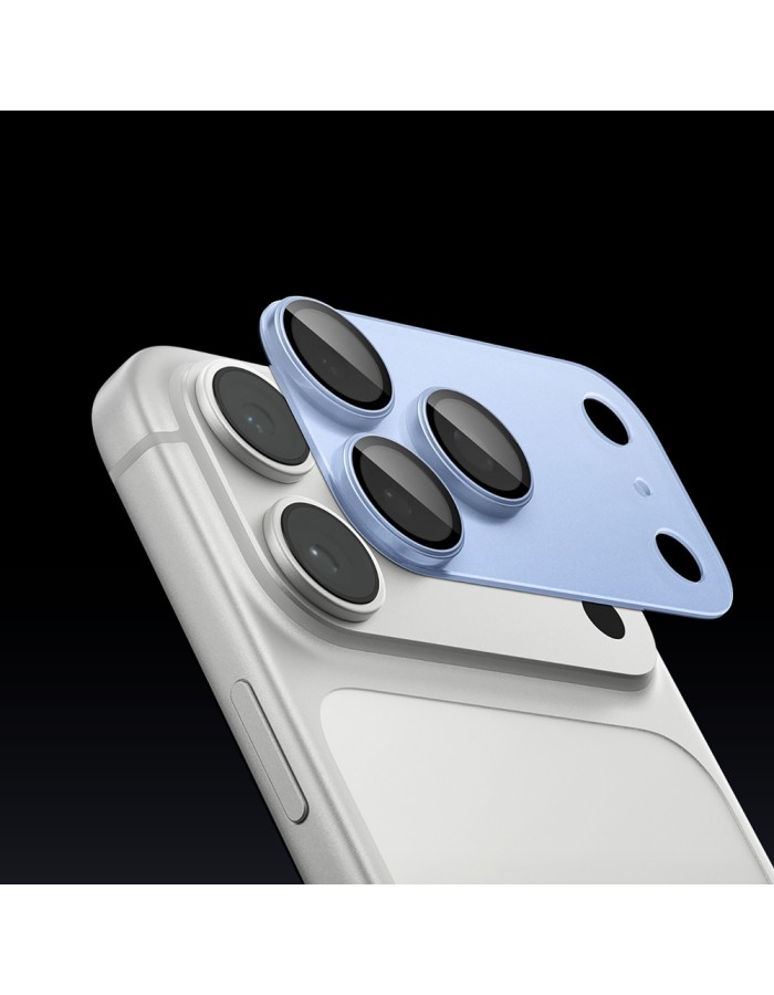 Spigen Optik Pro XL GLAS.TR EZ FIT Tempered Glass Camera Screen Protector for iPhone 18 Pro Max - Light Blue Spigen Optik Pro XL GLAS.TR EZ FIT Tempered Glass Camera Screen Protector for iPhone 18 Pro Max - Light Blue