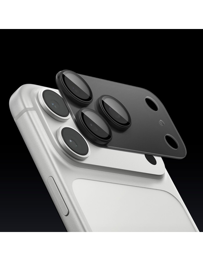 Spigen Optik Pro XL Glas.tR EZ Fit Tempered Glass Camera Screen Protector for iPhone 18 Pro Max - Dark Gray Spigen Optik Pro XL Glas.tR EZ Fit Tempered Glass Camera Screen Protector for iPhone 18 Pro Max - Dark Gray