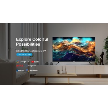 Dahua LTV43-SG200 43'' Full HD Google TV with HDR10, Dolby Digital Plus & Voice Control Remote Dahua LTV43-SG200 43'' Full HD Google TV with HDR10, Dolby Digital Plus & Voice Control Remote