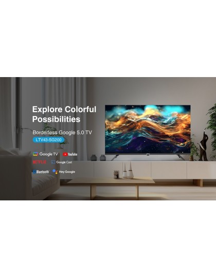 Dahua LTV43-SG200 43'' Full HD Google TV with HDR10, Dolby Digital Plus & Voice Control Remote Dahua LTV43-SG200 43'' Full HD Google TV with HDR10, Dolby Digital Plus & Voice Control Remote