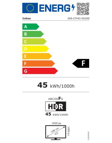 Dahua LTV43-SG200 43'' Full HD Google TV with HDR10, Dolby Digital Plus & Voice Control Remote Dahua LTV43-SG200 43'' Full HD Google TV with HDR10, Dolby Digital Plus & Voice Control Remote