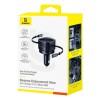 Baseus Car Charger 60W Enjoyment with Retractable Cables (C+C) Black Baseus Car Charger 60W Enjoyment with Retractable Cables (C+C) Black