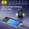 Baseus Car Charger 60W Enjoyment with Retractable Cables (C+C) Black Baseus Car Charger 60W Enjoyment with Retractable Cables (C+C) Black