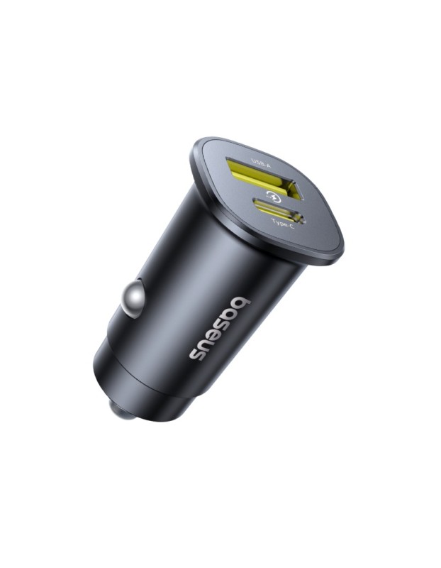Baseus GoTrip DP1 Car Charger 30W U+C Cosmic Black Baseus GoTrip DP1 Car Charger 30W U+C Cosmic Black