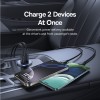 Baseus GoTrip DP1 Car Charger 30W U+C Cosmic Black
